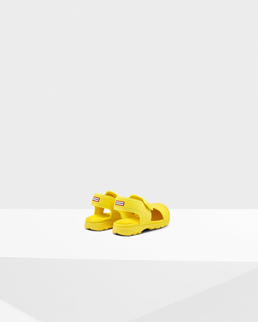 Kids Sandals - Hunter Original Little Outdoor Walking (34CKPDGZS) - Yellow